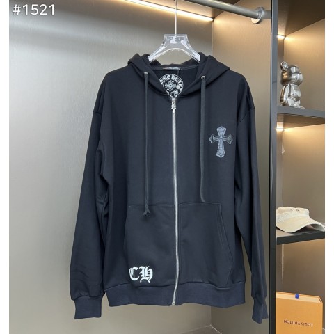 크*** 대거 포인트 레더 크로스 후드집업 자켓